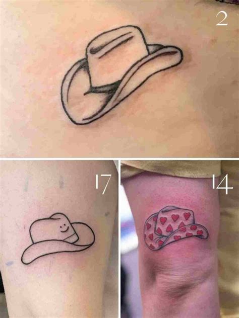 tattoo cowboy hat